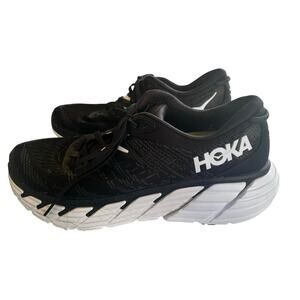 Hoka Gaviota 4 Black And White Athletic Sneakers Mens Size 12.5- EUC